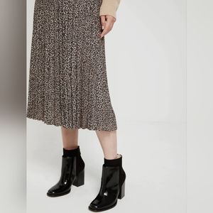 Frank & Oak leopard midi skirt | S
